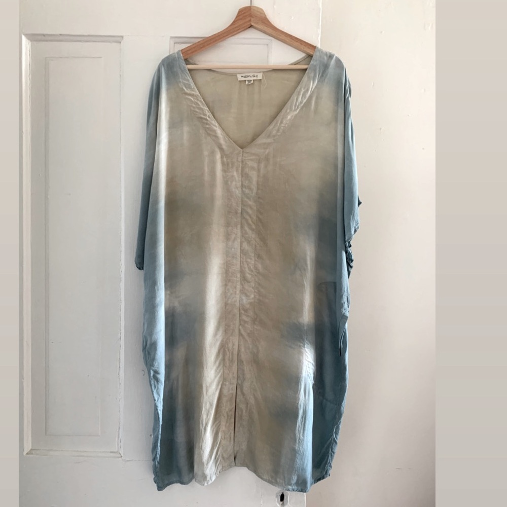 Moon & Sky Tie-dye Caftan